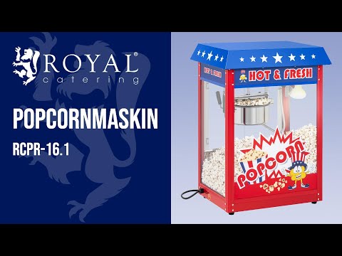 video - Popcornmaskin - Amerikansk design