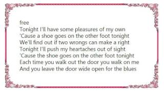 George Jones - The Shoe Goes on the Other Foot Tonight Lyrics