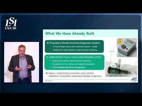 Matthew Leming, Enhance Diagnostics - Non-invasive breath test for ammonia monitoring | LSI USA '26