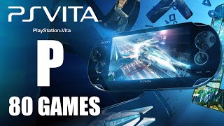 The PSVita Project - Compilation P - All PlayStation Vita Games