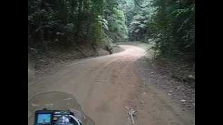 preview picture of video 'Cooktown bound 2 up on a BMW R1200GS Bloomfield Track 120715'