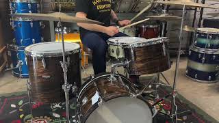 Video thumbnail for 1960s Premier Mahogany Duroplastic Drum Kit by Hawthorne Drum Shop