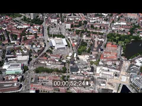 Innenstadtbereich am Hafen in Kiel im Bundesland Schleswig-Holstein, Deutschland