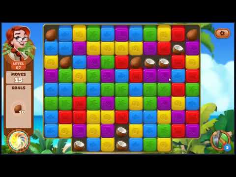 Lost Island Blast Adventure Level 67 - NO BOOSTERS 🏝️ | SKILLGAMING ✔️