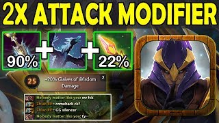 90% DMG Glaives Of Wisdom + 22% DMG Impetus =112% Pure DMG MAGIC Ability Draft Dota 2