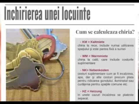 Viata in Germania: Inchirierea unei locuinte