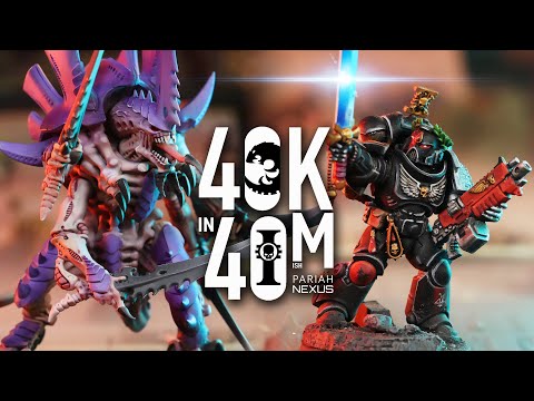 Imperium vs Tyranids - Featuring an Imperial Knight Gallant in a Nachmund Crusade 40k Battle!