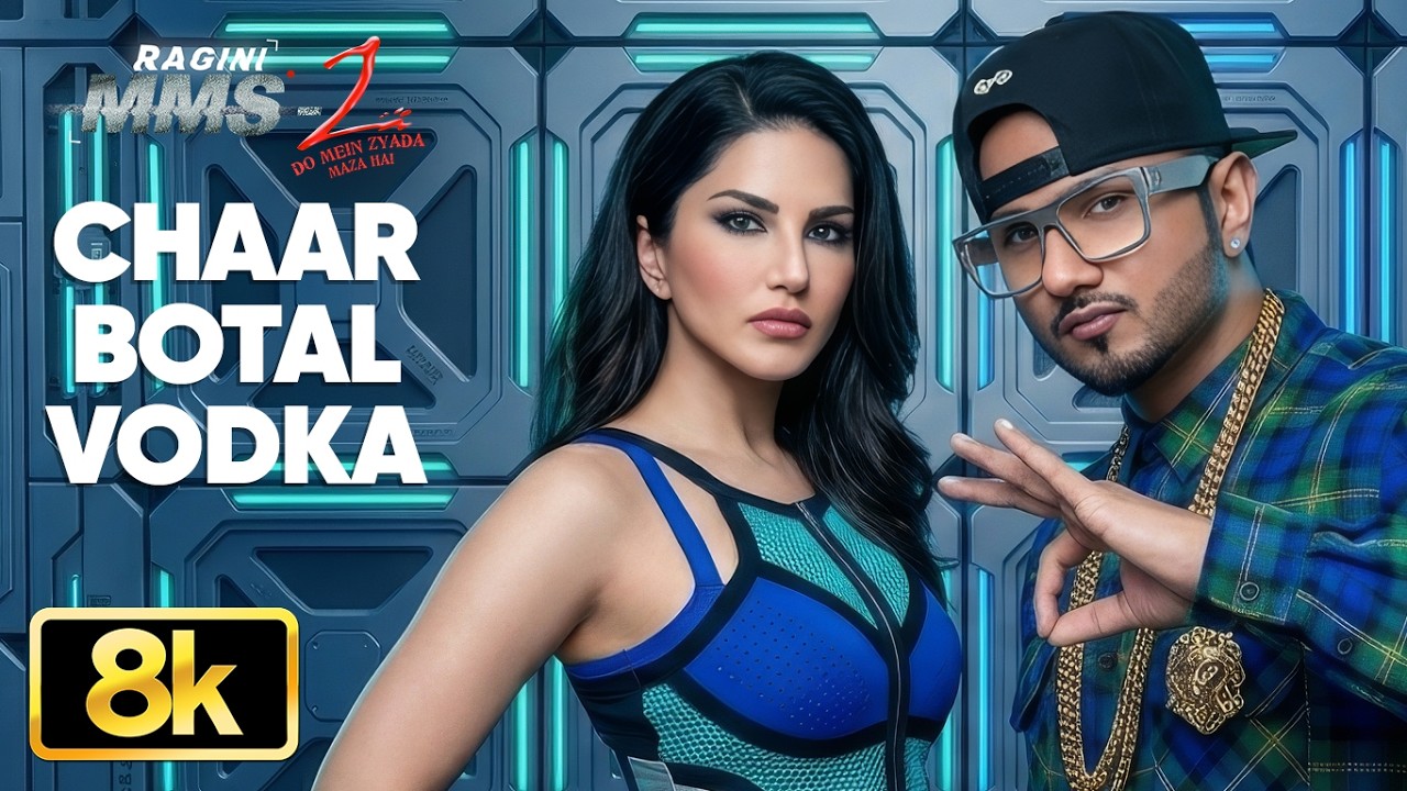 Chaar Botal Vodka 8K Full Song | Yo Yo Honey Singh | Sunny Leone | Ragini MMS 2 | T-Series