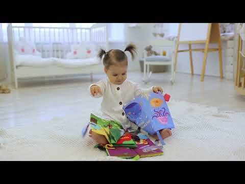 Миниатюра изображения товара Развивающая игрушка Amarobaby Книжка-игрушка с грызунком Soft Book Транспорт / AMARO-201SBT/28