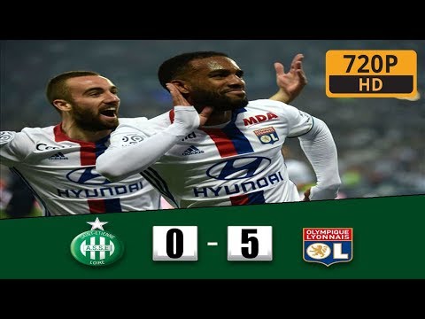 St Etienne vs Lyon 0-5 - Résumé et Tous les Buts - ligue 1 - 05/11/2017 HD