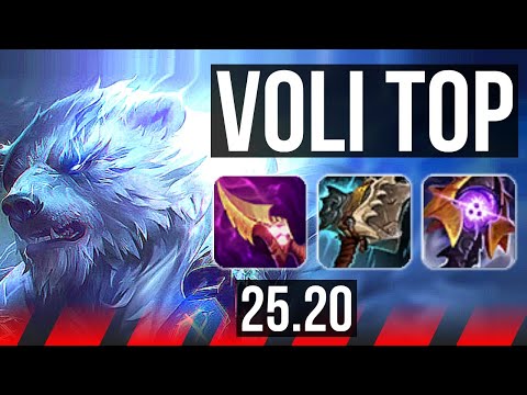 VOLIBEAR vs FIORA (TOP) | 900+ games | EUW Master | 25.20
