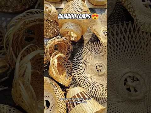 Handicrafts Bamboo Lamp