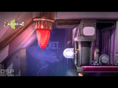 Little Big Planet 3 co-op pt12 - Sackboy In SPAAACE!