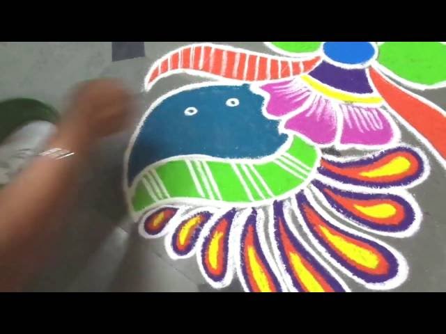 Special rangoli designs for diwali by Bhavika ahuja