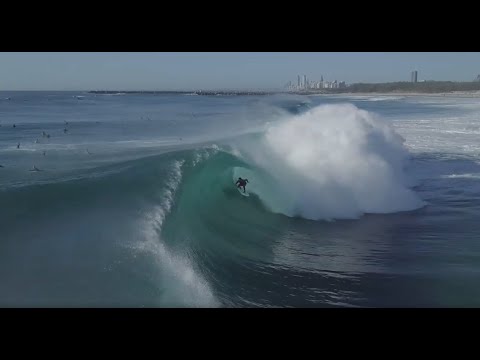 Epic beach break at South Stradbroke 