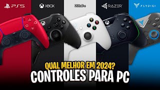 Qual Melhor CONTROLE PARA PC de 2024? 5 Melhores Joysticks ✅