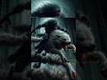 Venom + Wolf hybrid animal #shortfeed #animalfusion #ai Ai animal fusion