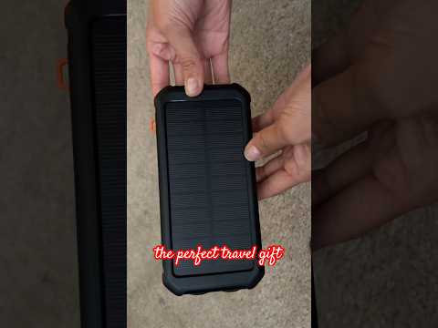 Solar Power Bank - Perfect Gift for Travelers