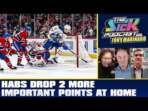 Habs Drop 2 More Important Points At Home | The Sick Podcast with Tony Marinaro January 22 2026