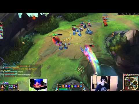 DFG Nidalee 1v3 outplay