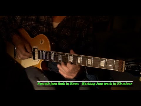Smooth jazz funk in Rome - Backing Jam track in Eb minor (100 bpm)