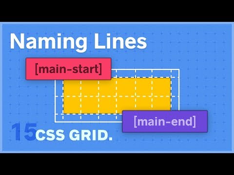 CSS GRID: Naming Lines in CSS Grid — 15 of 25