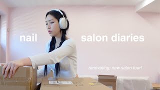 opening a second salon in nyc (renovation process, salon tour, lots of organizing)