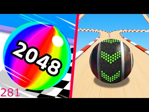 Ball Run 2048 Vs Racing Ball Master 3D - Android iOS Gameplay Walkthrough - Mobile Games - 281