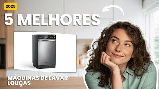 Descubra as 5 melhores máquinas de lavar louças compactas de 2025!!!