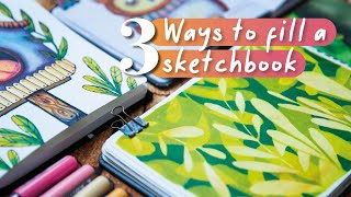 FUN & EASY Sketchbook Ideas // ft. Karin Markers