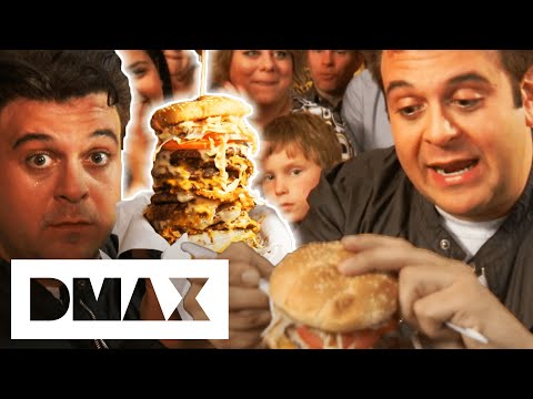 Adam vs The OMG Burger Challenge thumbnail