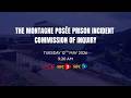 SBC LIVE THE MONTAGNE POSÉE PRISON INCIDENT COMMISSION OF INQUIRY 12 05 2026
