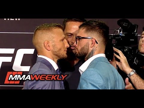 UFC 227 Face-Offs: TJ Dillashaw vs Cody Garbrandt  (Media Day)