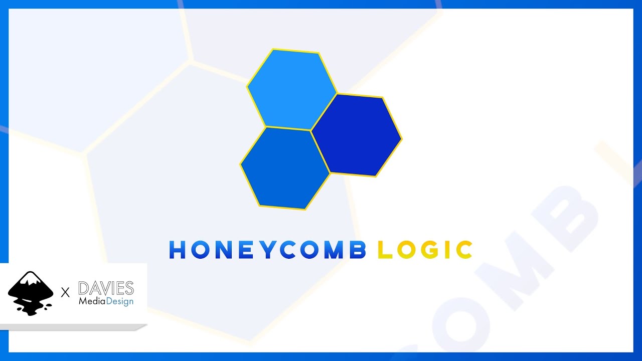 Inkscape Vector Logo Design Tutorial | Hexagon Logo with Text