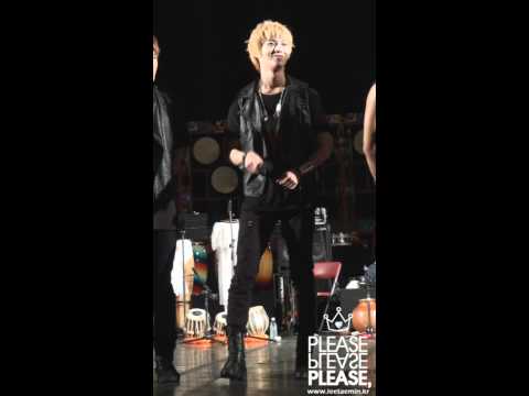 110804 Taemin @ World percussion festival