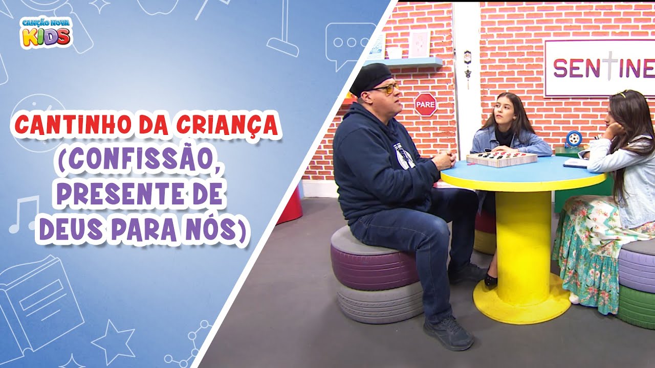 Cantinho da criança - Confissão, presente de Deus para nós