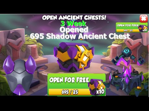 Opened 695 Shadow Ancient Chest in 3 week | Dragon Mania Legends | Sinister Dungeon week | DML