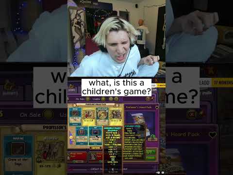 XQC REACTS TO WIZARD101 GAMBLING