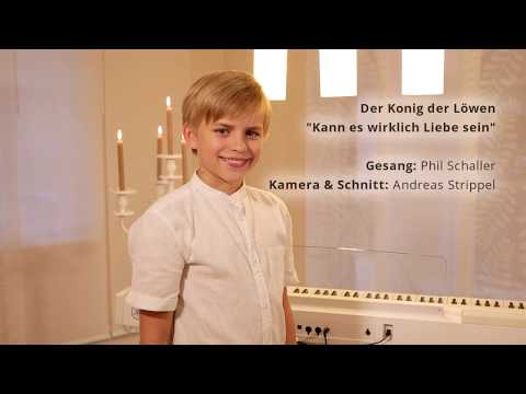 Phil Schaller singt: "Kann es wirklich Liebe sein" (aus "Der König der Löwen")