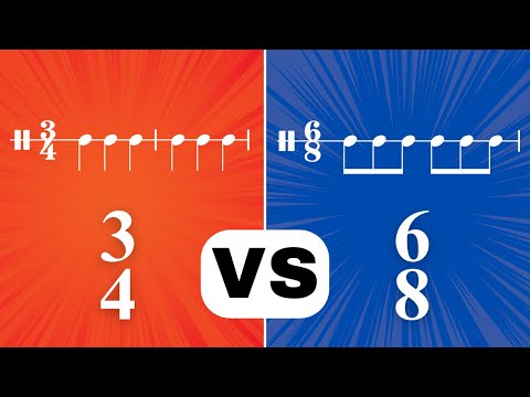Can you HEAR the difference between 3/4 and 6/8?