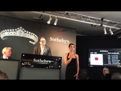 Exclusive Front Seat Video: World's Most Expensive Gem, 'The SunShine Ruby' Sells for $30m