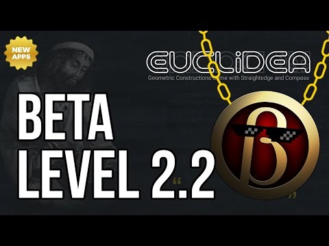 Euclidea Walkthrough - Beta Level 2.2 - Rhombus in Triangle