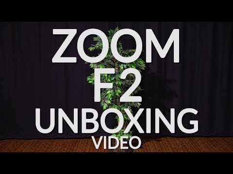 Zoom F2 Field Recorder UNBOXING