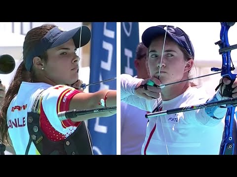 Elia Canales v Mélanie Gaubil – recurve women's quarterfinal | 2021 European Olympic qualifier