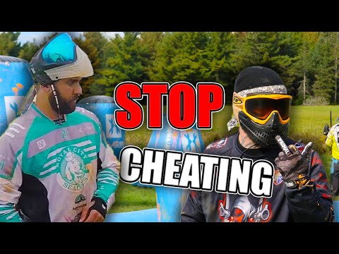 This Paintball Rookie Yells at Semi Pro Player For Cheating