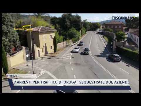 2022-02-02 FIRENZE - 9 ARRESTI PER TRAFFICO DI DROGA,  SEQUESTRATE DUE AZIENDE