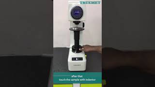 Motorized Digital Rockwell Hardness Tester TRH 150 DM Testing Procedure