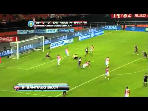 Gol Santiago Silva Estudiantes 1-1 Lanús