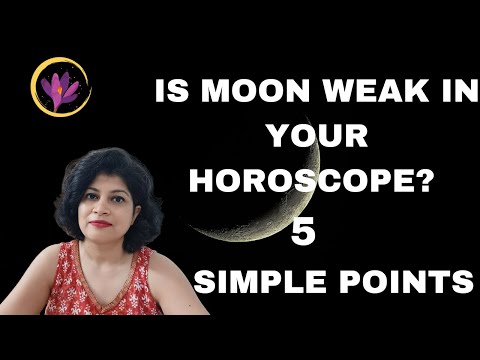 Is Moon weak in your horoscope ? 5 Points to check