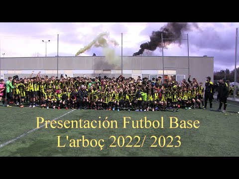 Presentación Futbol Base L'arboç 2022/ 2023.